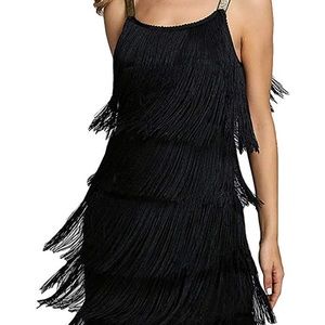 Flapper Fringe Dress & Headband